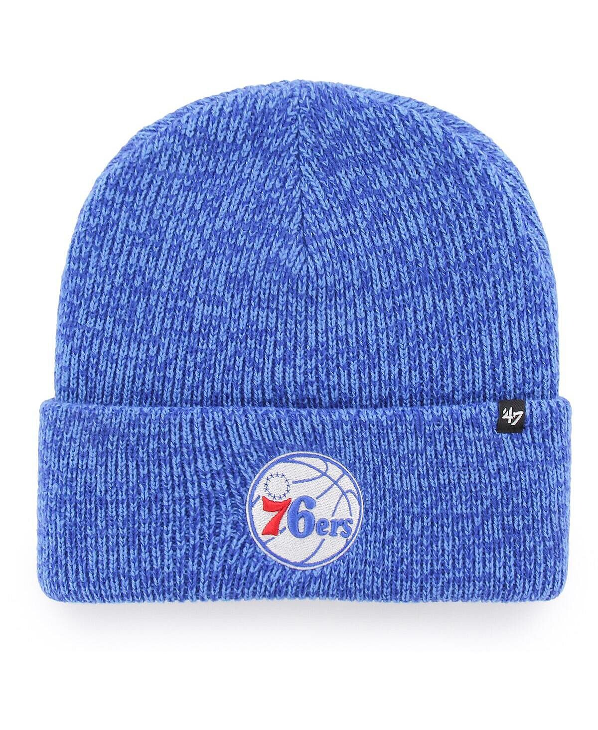 

Мужская вязаная шапка с манжетами Royal Philadelphia 76Ers '47 Brain Freeze '47 Brand