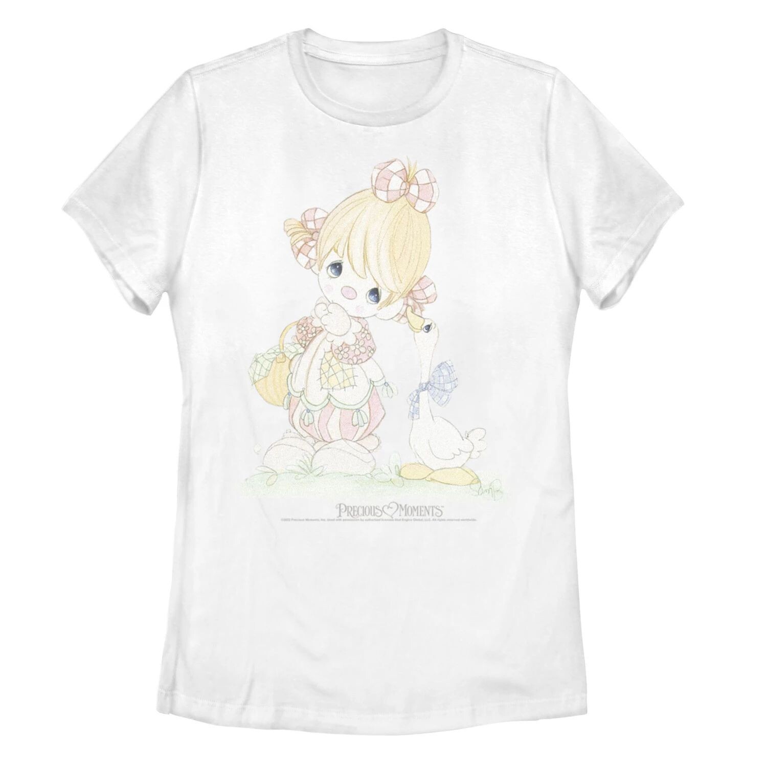 

Футболка с нашивками Precious Moments и портретом утенка для юниоров Licensed Character