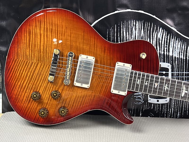 

Электрогитара PRS McCarty Singlecut 594 2023 Dark Cherry Sunburst 10 Top