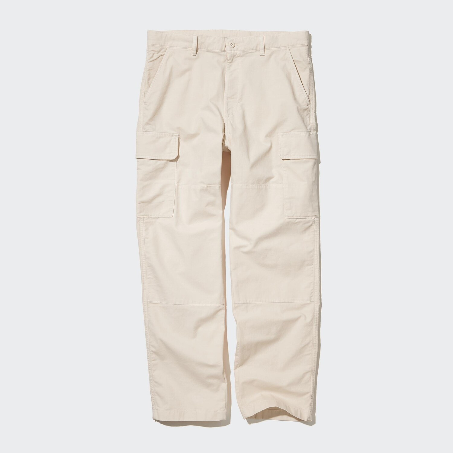 

Брюки-карго UNIQLO хлопковые, молочный