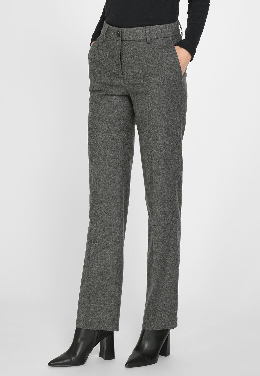 

Брюки FADENMEISTER BERLIN Bügelfaltenhose Wool, темно-серый