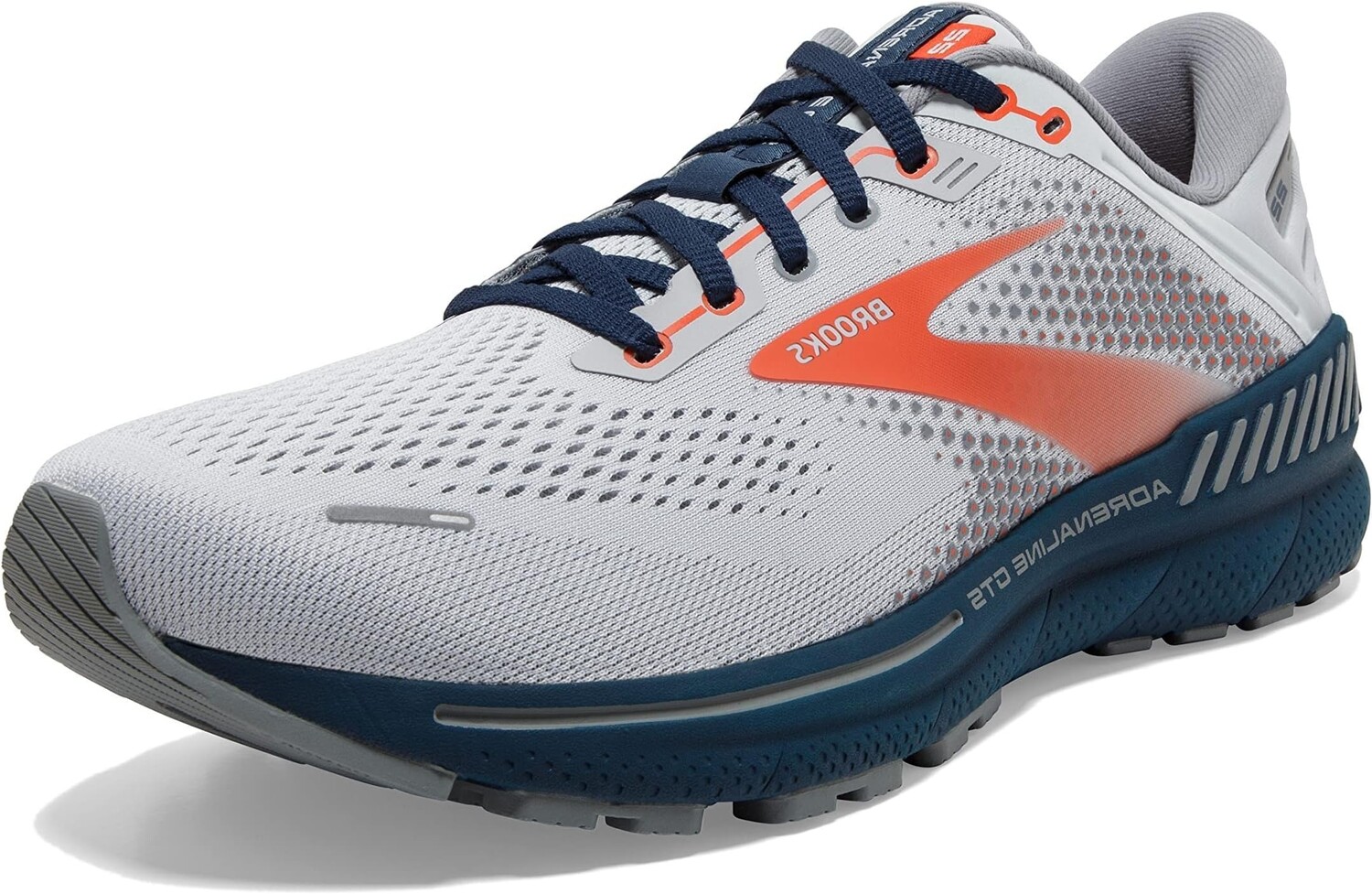 

Кроссовки Adrenaline GTS 22 Brooks, цвет Arctic/Red/Titan