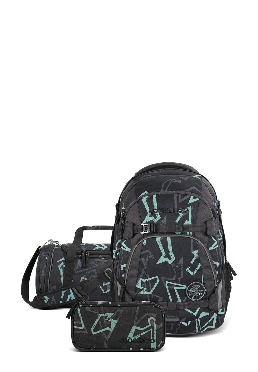 Комплект школьных сумок REFLECTIVE GRAFFITI coocazoo, цвет schwarz