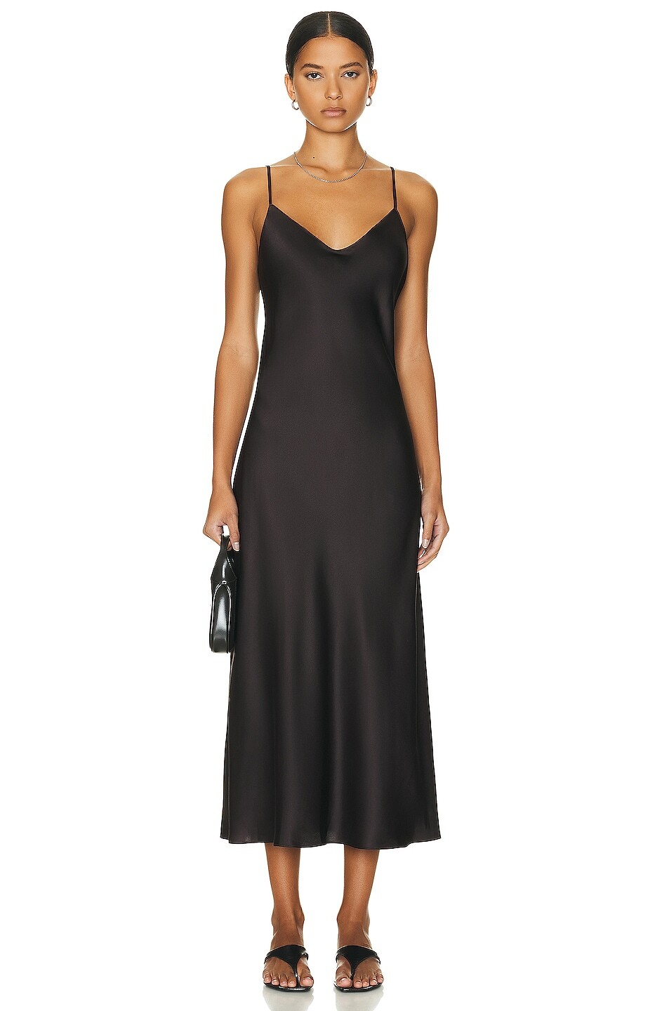 

Платье миди Sablyn Taylor Midi Slip Dress, цвет Oak Tree