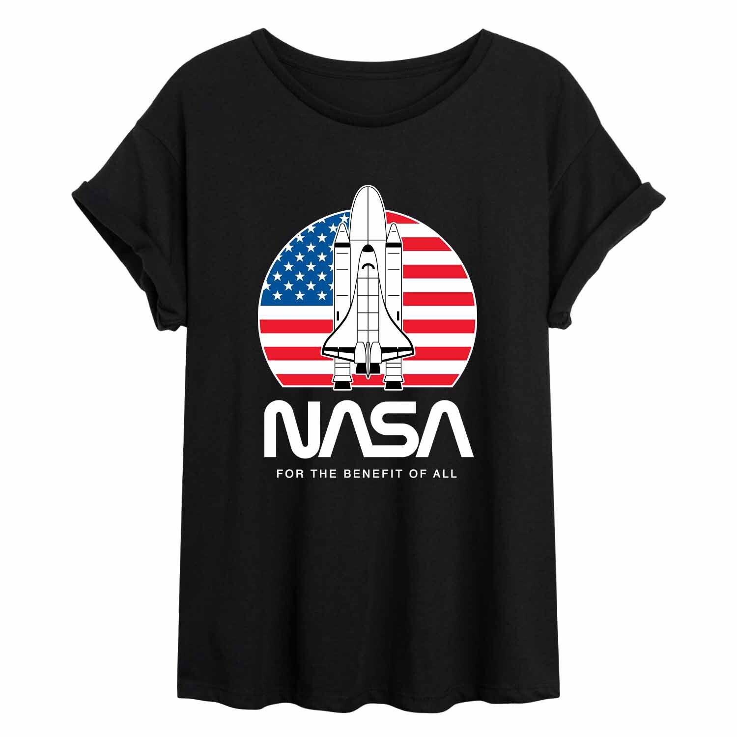 

Детская струящаяся футболка NASA с флагом США Licensed Character