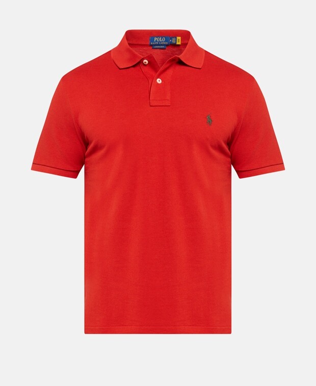 

Рубашка-поло из пике Polo Ralph Lauren, красный