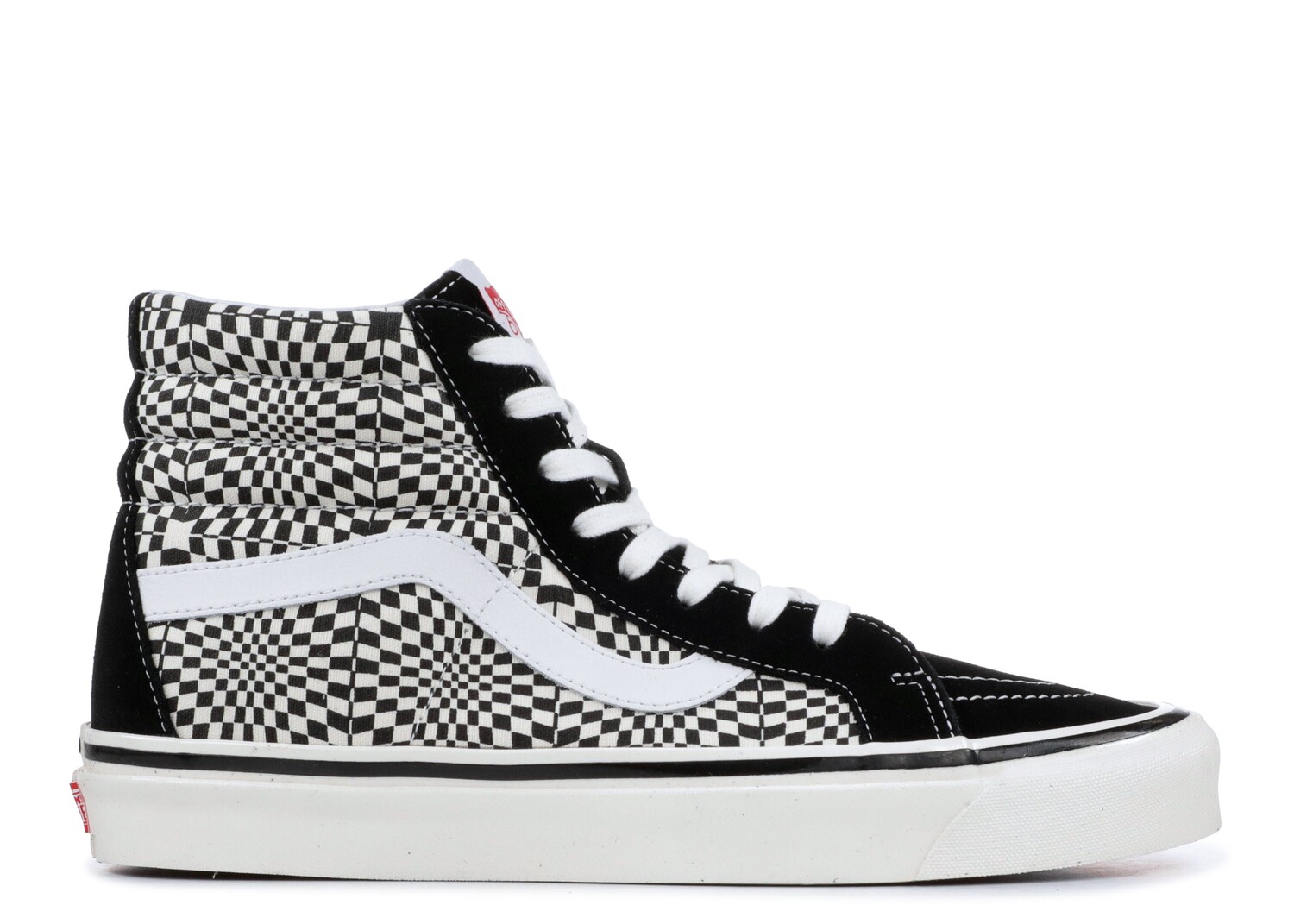 

Кроссовки Vans Sk8-Hi 38 Dx 'Warp Check - Black White', черный, Черный;серый