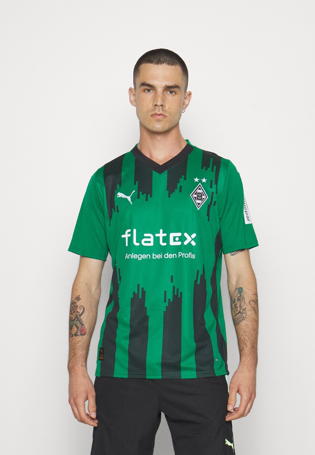 

Спортивная футболка Puma BORUSSIA MÖNCHENGLADBACH AWAY REPLICA, цвет Power Green/Black