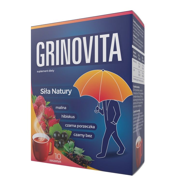 Grinovita лекарство от простуды, 10 шт.
