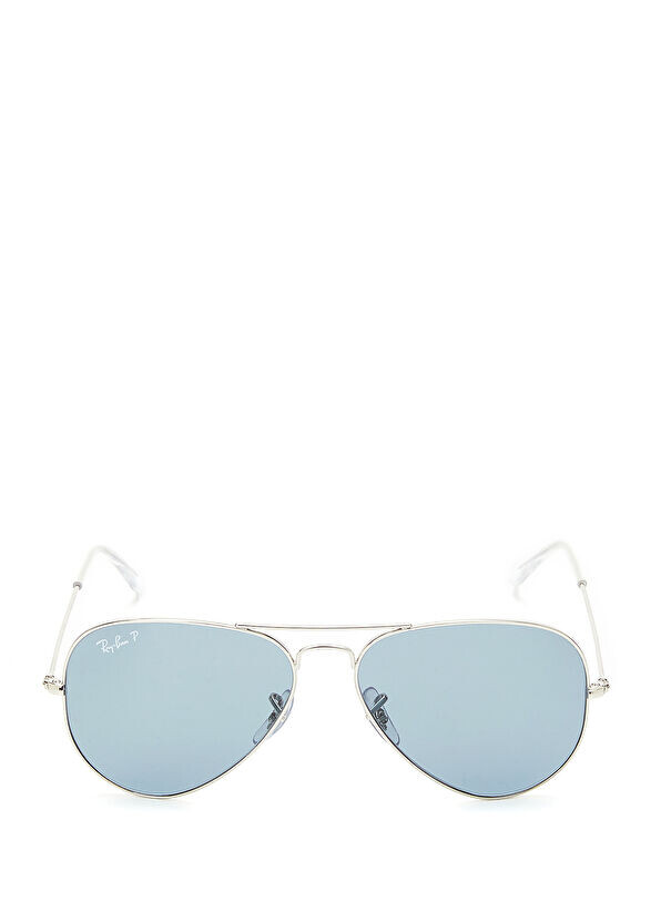 

Серебряные солнцезащитные очки Ray-Ban, серебряный