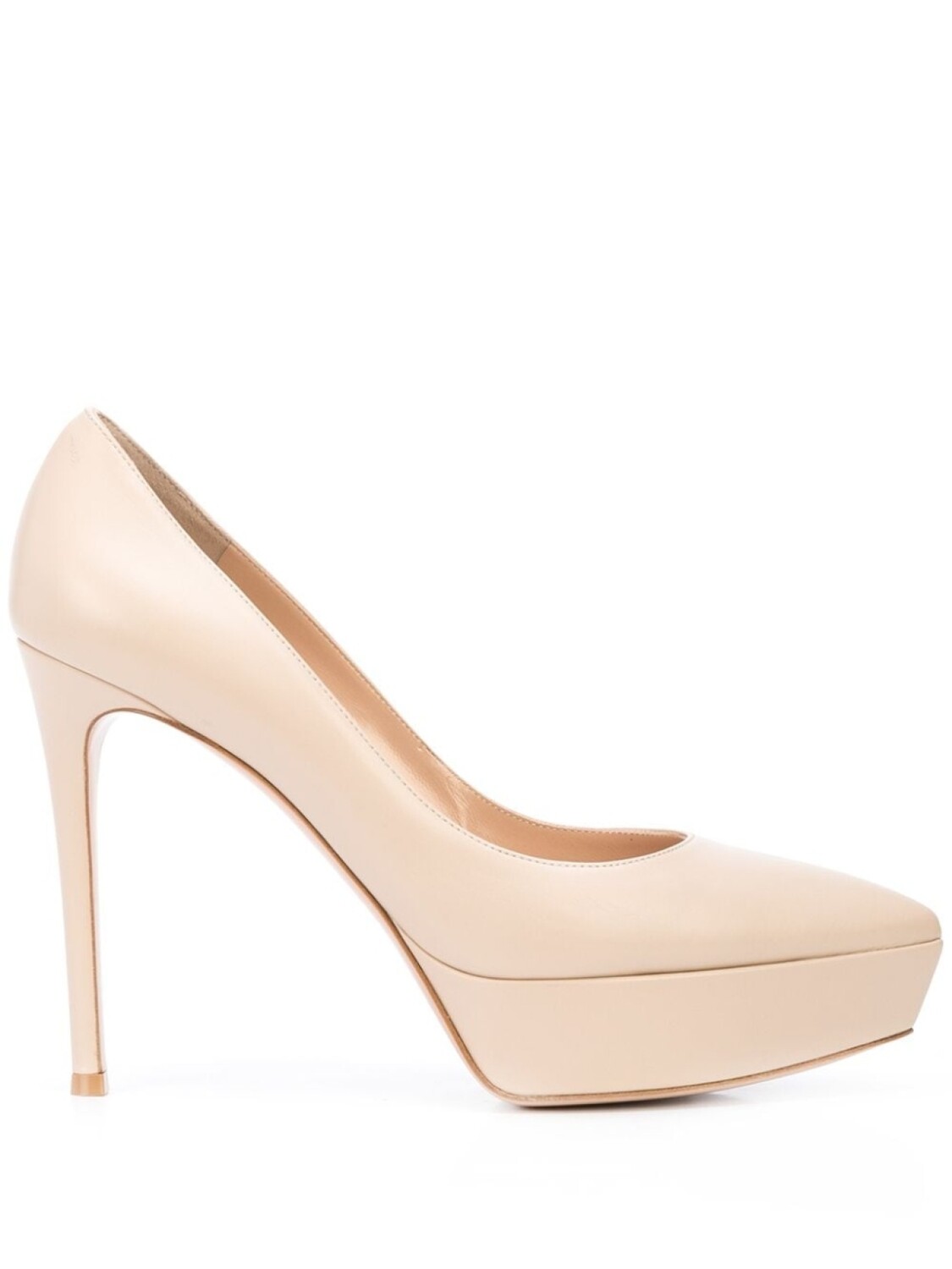 

Gianvito Rossi туфли-лодочки Dasha на платформе, нейтральный цвет