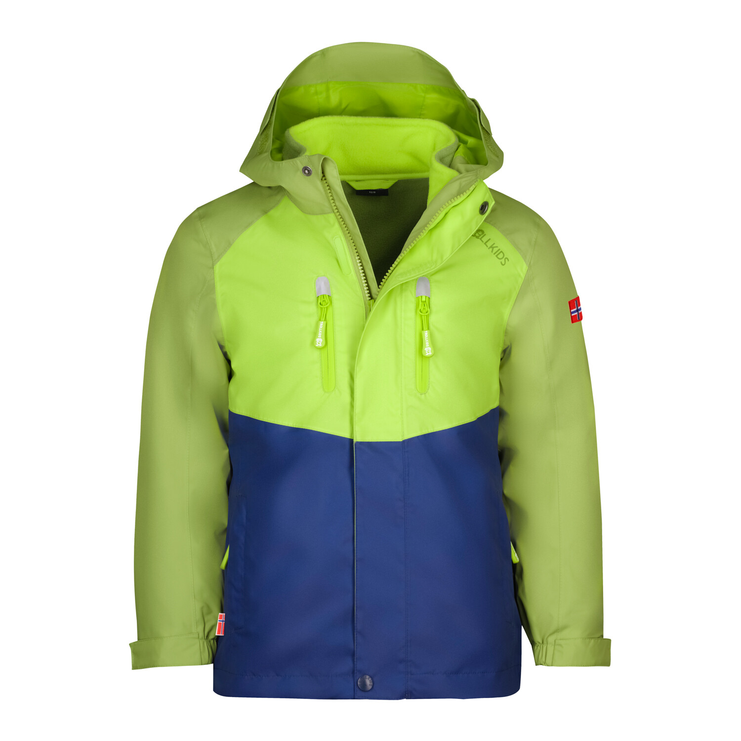 

Куртка Trollkids 3in1 Jacke Bryggen, цвет Kiwigrün/Hellgrün