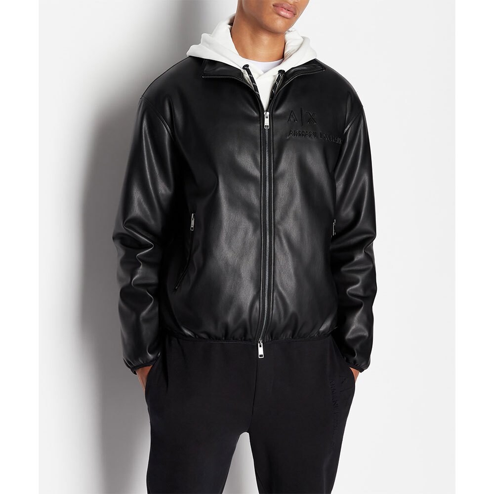 

Куртка Armani Exchange 6RZB17_ZE1CZ Leather, черный