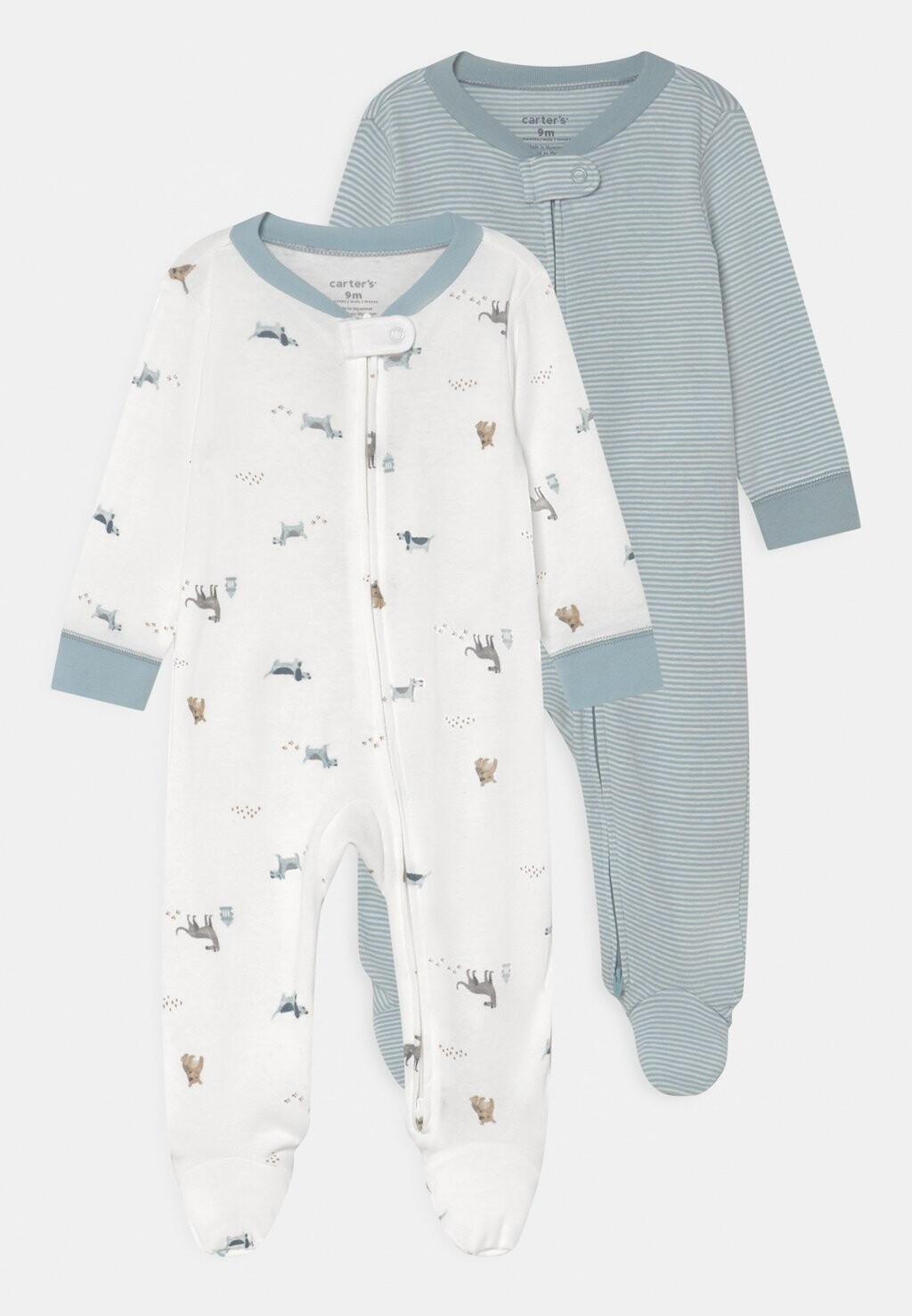 

Комбинезон 2 PACK Carter's, цвет light blue/white