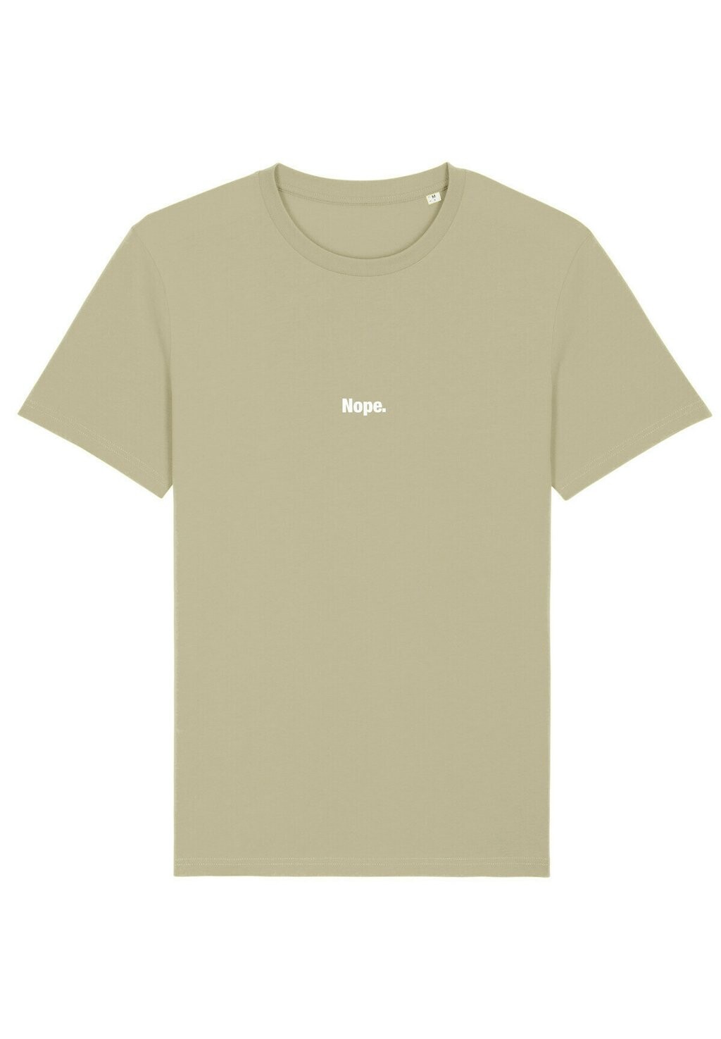 

Футболка с принтом NOPE Watapparel, цвет sage
