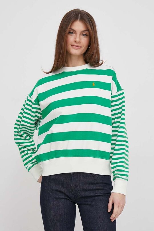 

Хлопковая толстовка Polo Ralph Lauren, зеленый