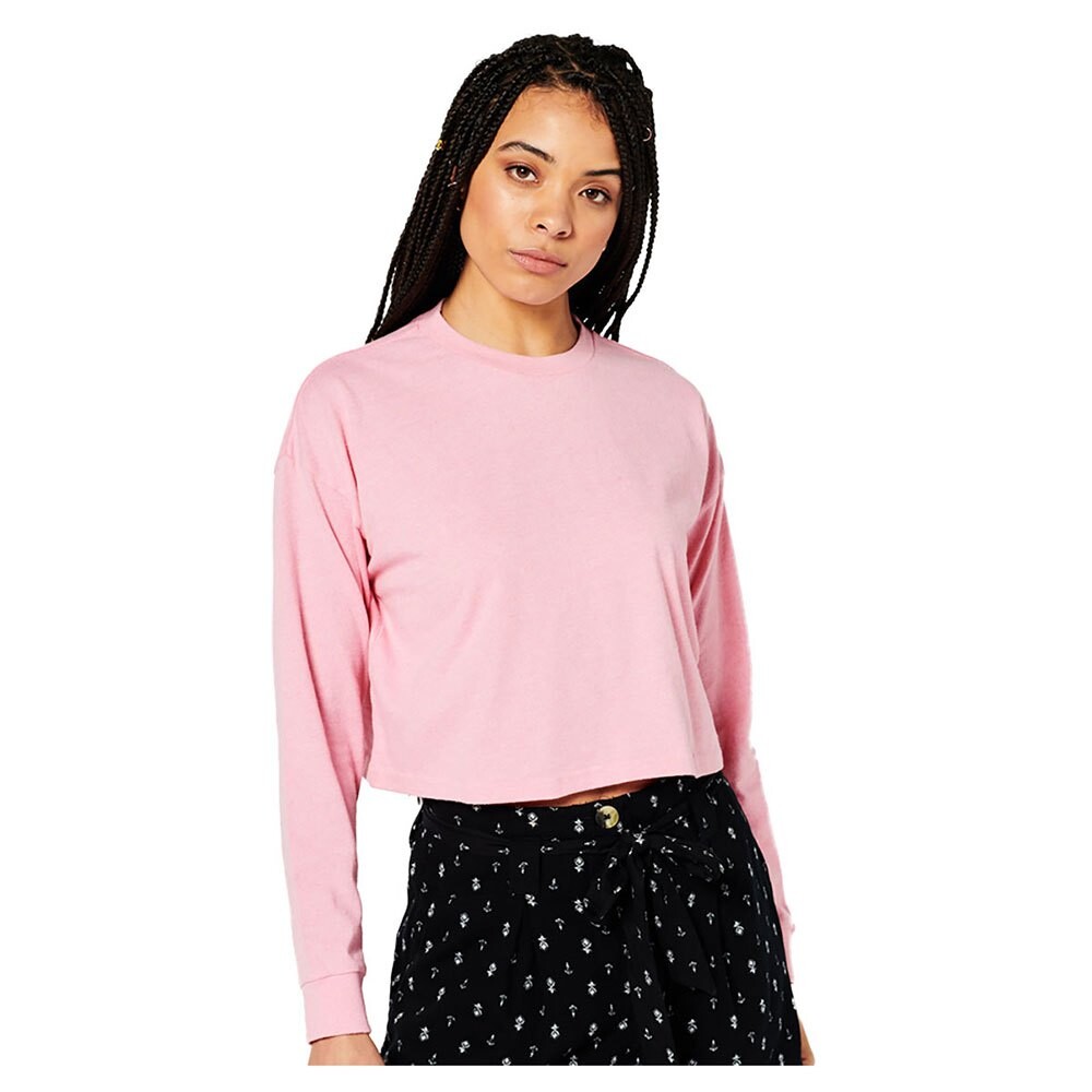 

Футболка с длинным рукавом Superdry Vintage Crop, розовый