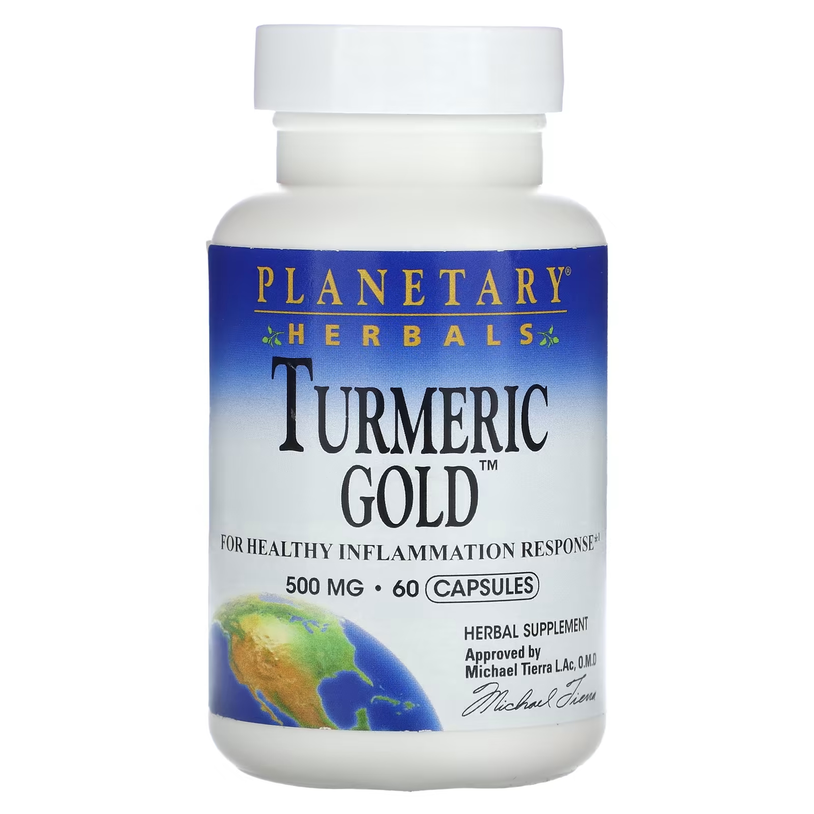 Золотая куркума Planetary Herbals, 60 капсул куркума вкусмастер 10г