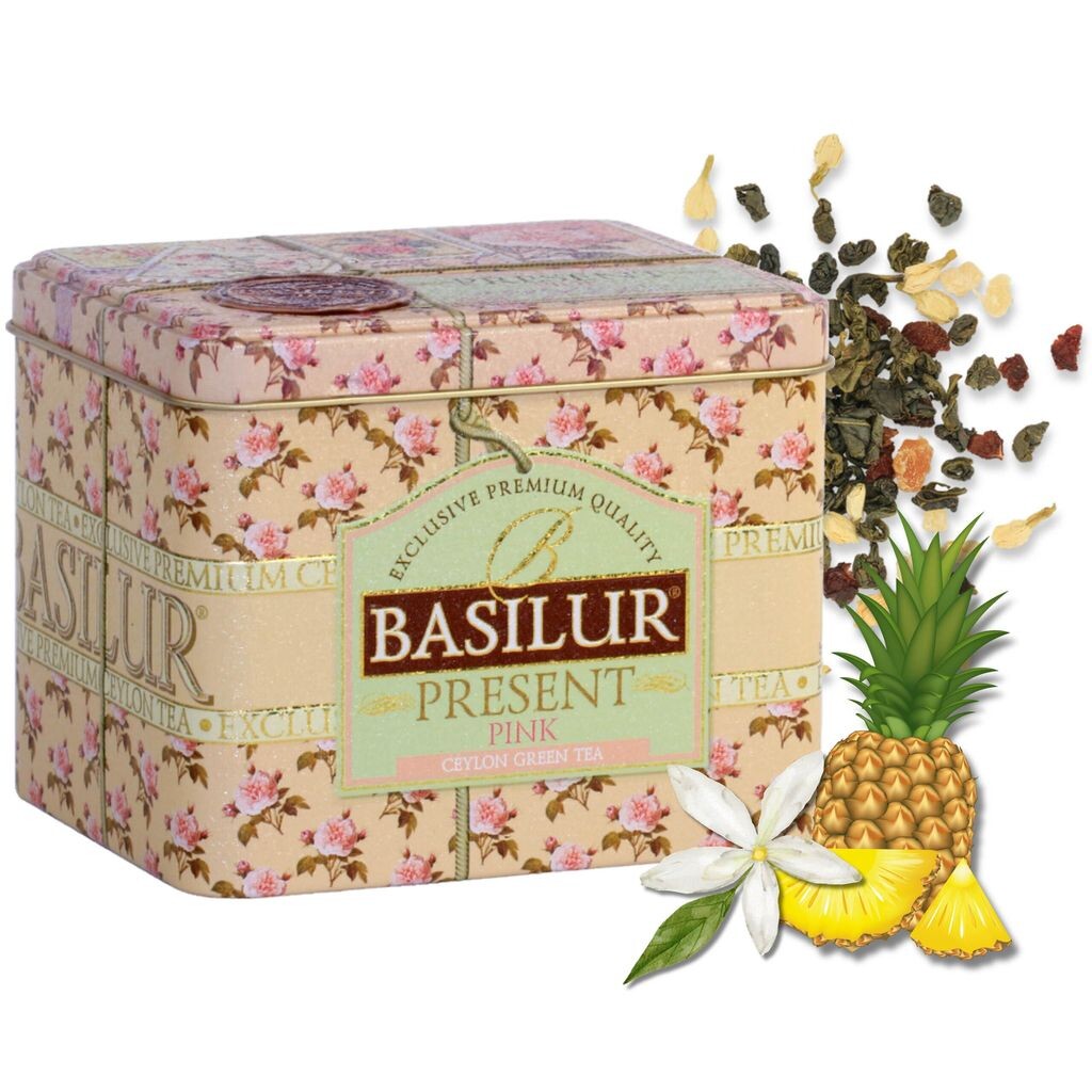 

Чай BASILUR Present Pink- цейлонский зеленый листовой чай в декоративной банке 100г х3 sarcia.eu