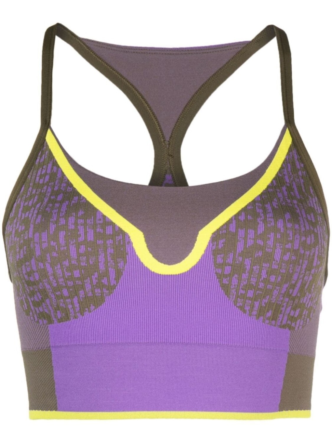 

adidas by Stella McCartney спортивный бесшовный бюстгальтер TrueStrength, розовый