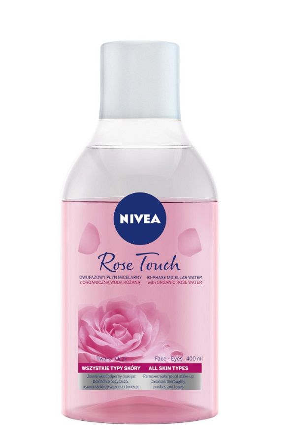 Мицеллярная жидкость Nivea Rose Touch, 400 мл
