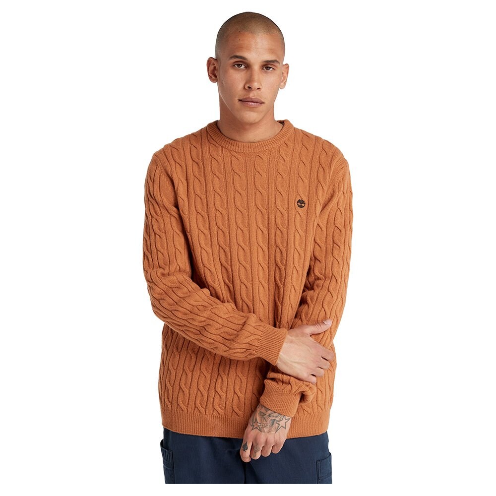 

Толстовка Timberland Phillips Brook Lambswool Cable, оранжевый