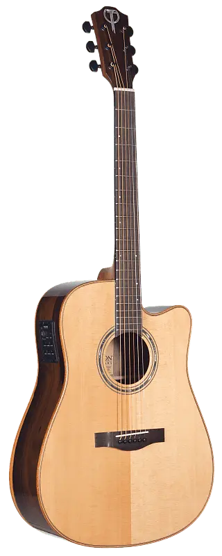 Акустическая гитара Teton STS160ZICENT Dreadnought Solid Sitka Spruce Top Ziricote 6-String Acoustic-Electric Guitar акустическая гитара teton sts100cent dreadnought solid sitka spruce top mahogany neck 6 string acoustic electric guitar