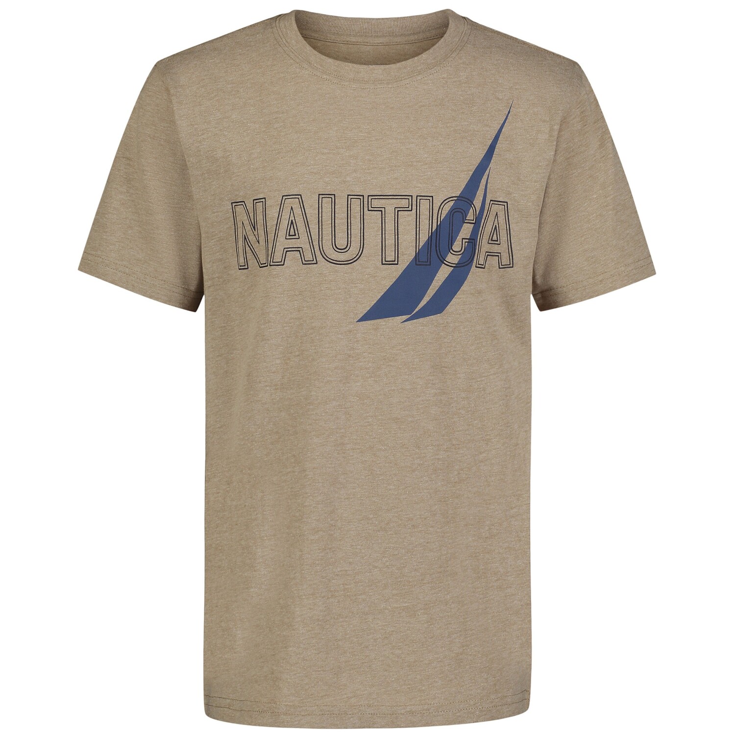 

Футболка Nautica Little Boys с перекрытием (2T-7), цвет Dark Oatmeal Heather