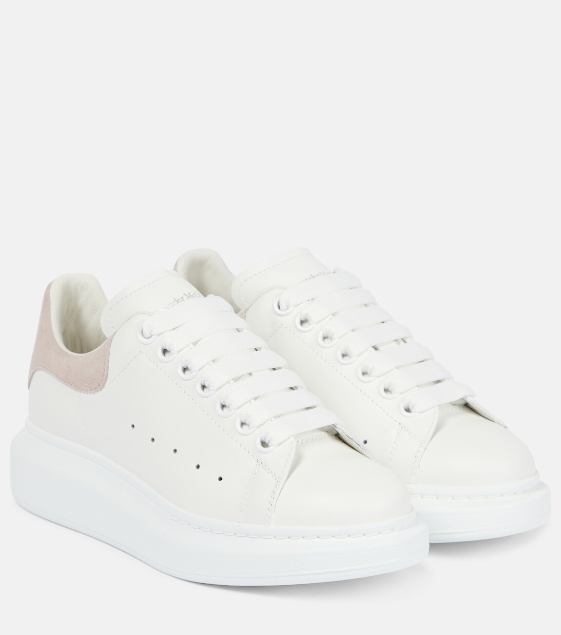 

Кожаные кроссовки Alexander McQueen, белый