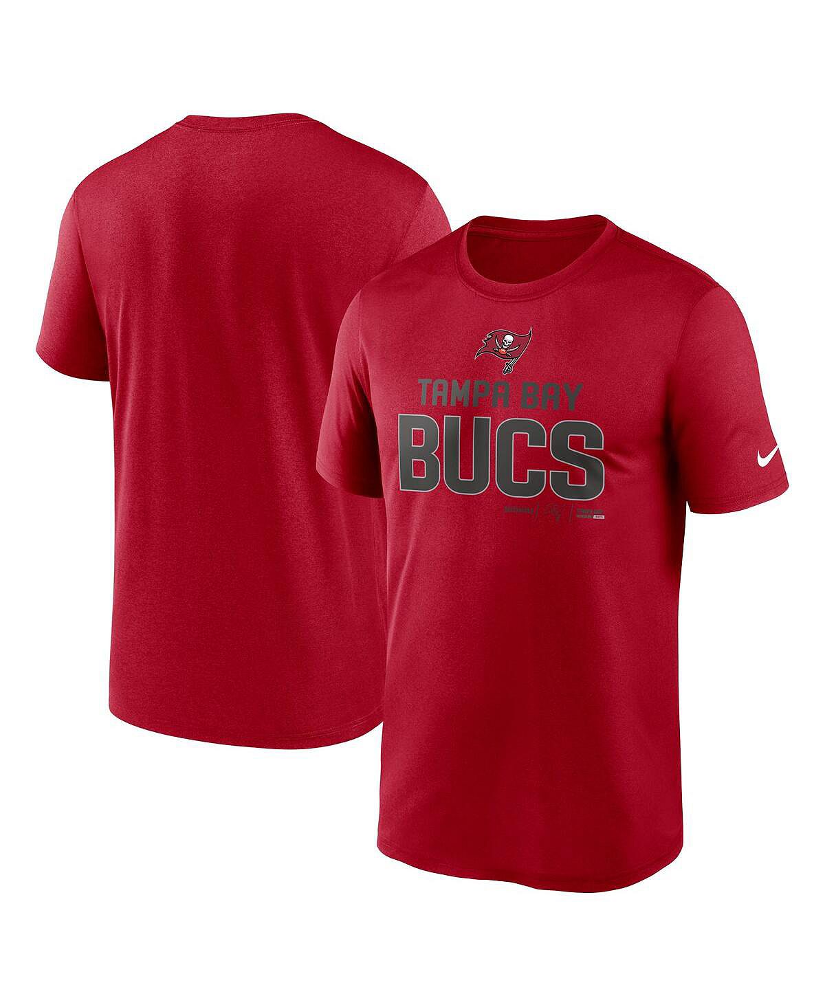 Мужская красная футболка Tampa Bay Buccaneers Legend Community Performance Nike