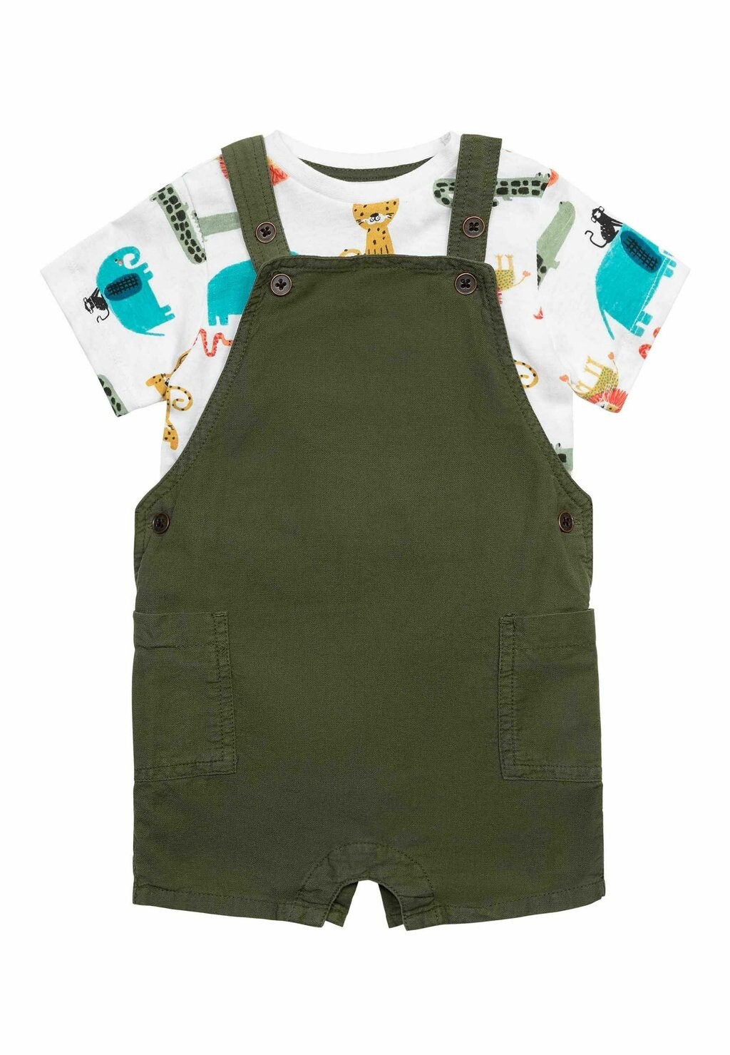 

Комбинезон 2 PCS SET MINOTI, цвет khaki white