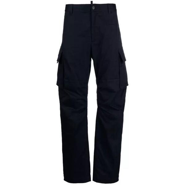 

Брюки logo-print cargo trousers Dsquared2, черный