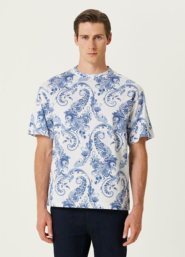 

Футболка с этническим рисунком Etro, белый