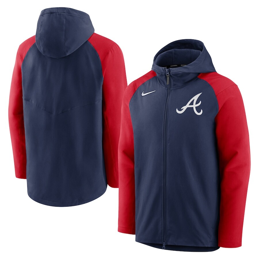 

Толстовка на молнии Nike Atlanta Braves, нави
