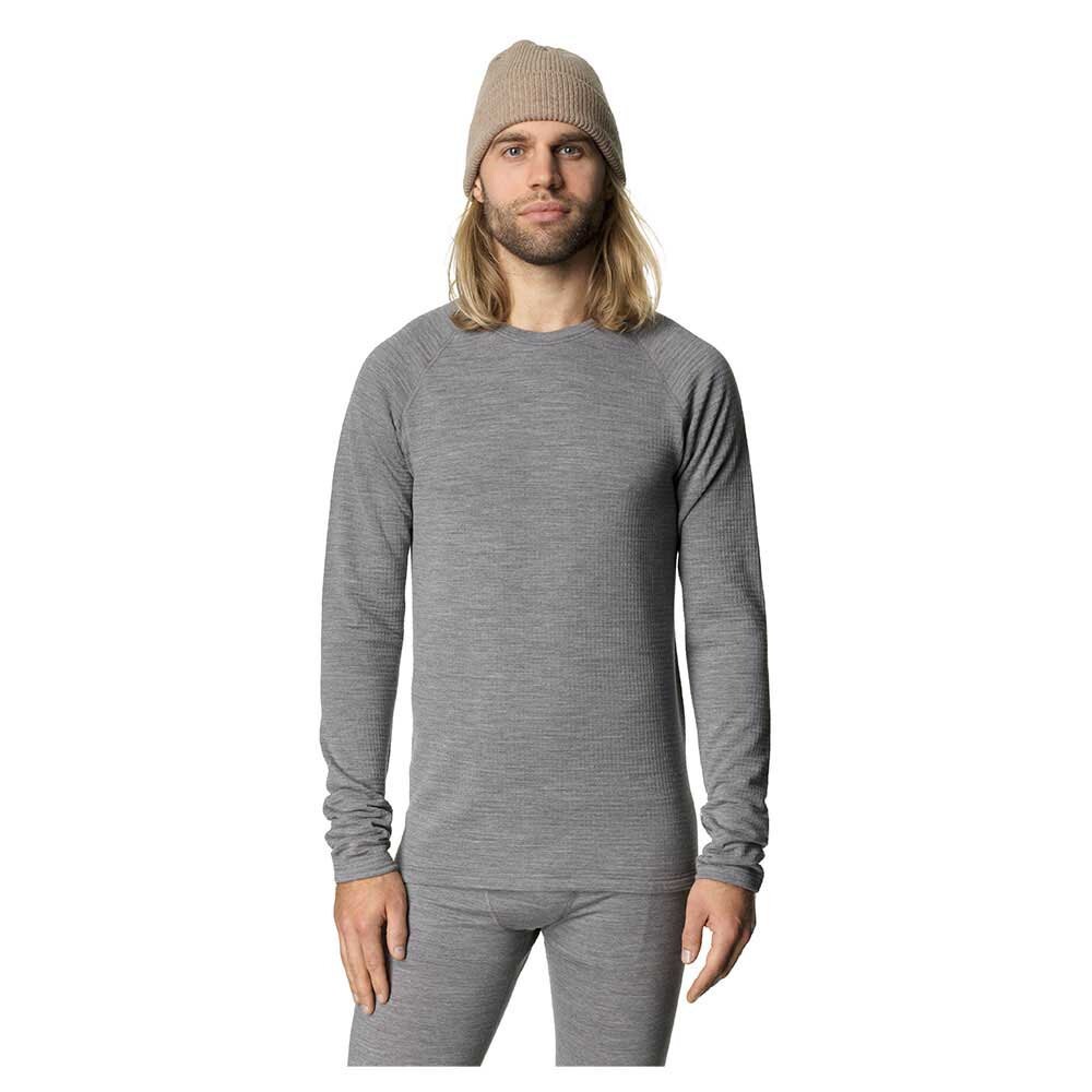 

Базовый слой с длинным рукавом Houdini Desoli Thermal Crew, серый