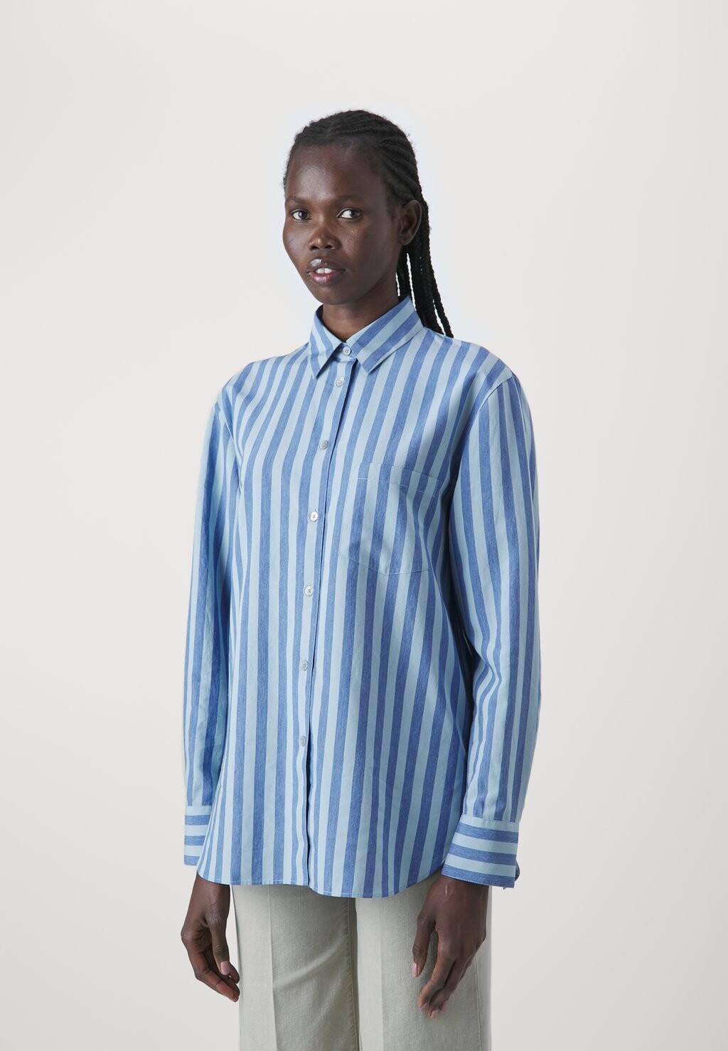 

Блузка на пуговицах WOMENS PS Paul Smith, синий