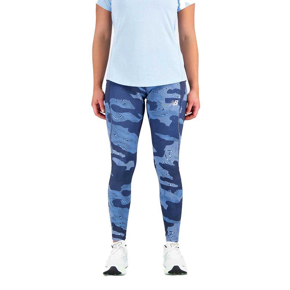 

Брюки New Balance Printed Impact, синий