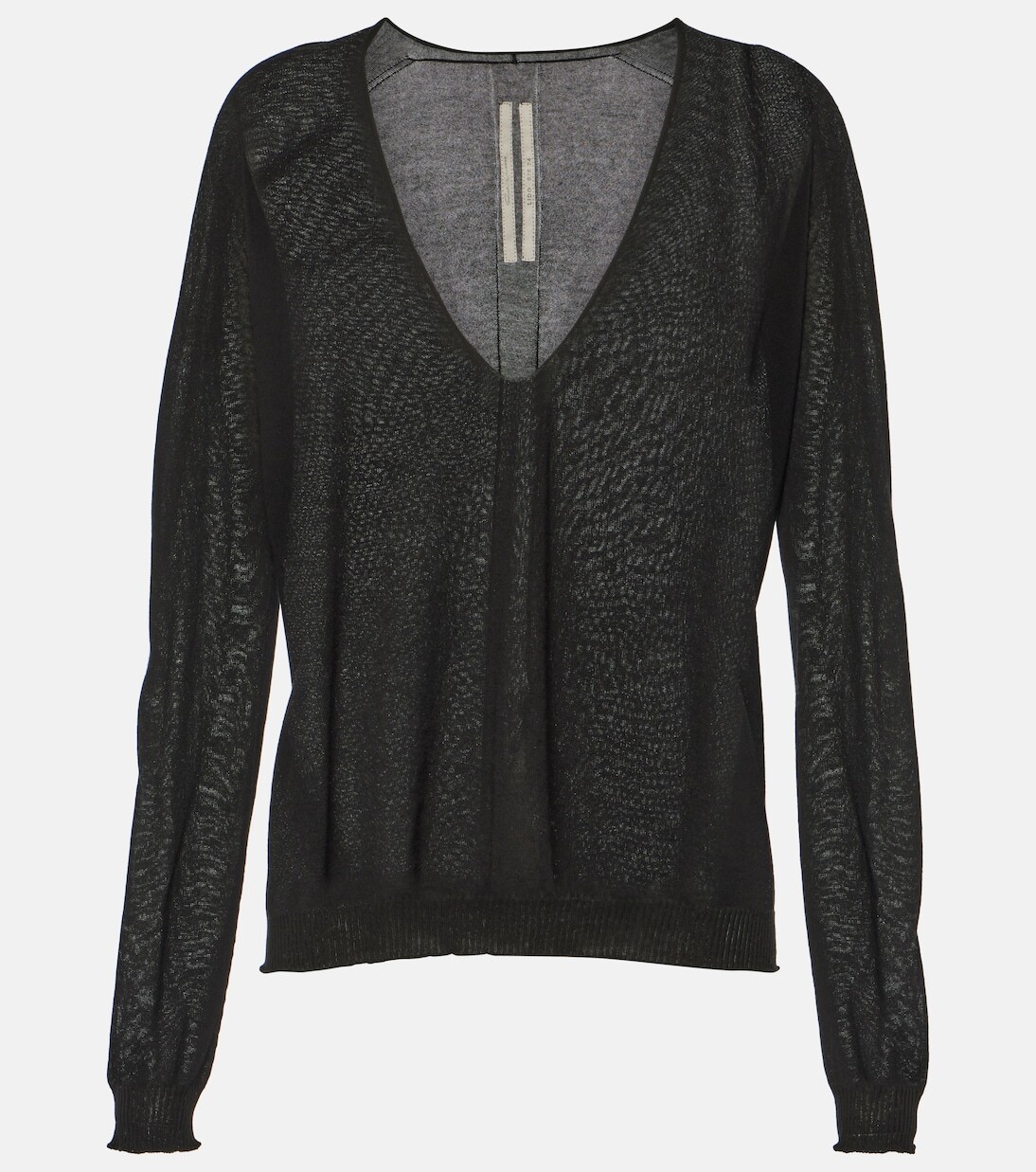 

Хлопковый свитер dylan Rick Owens, черный