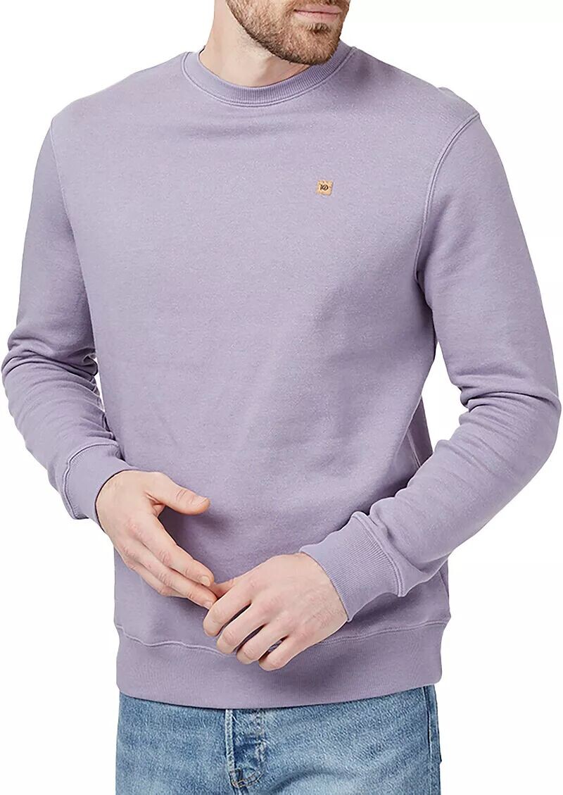 

Tentree Мужская классическая толстовка с круглым вырезом TreeFleece, фиолетовый