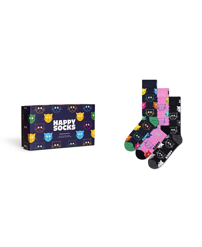 Подарочный набор из 3 носков для домашних животных Happy Socks, синий подарочный набор лето радости 13 предметов rituals