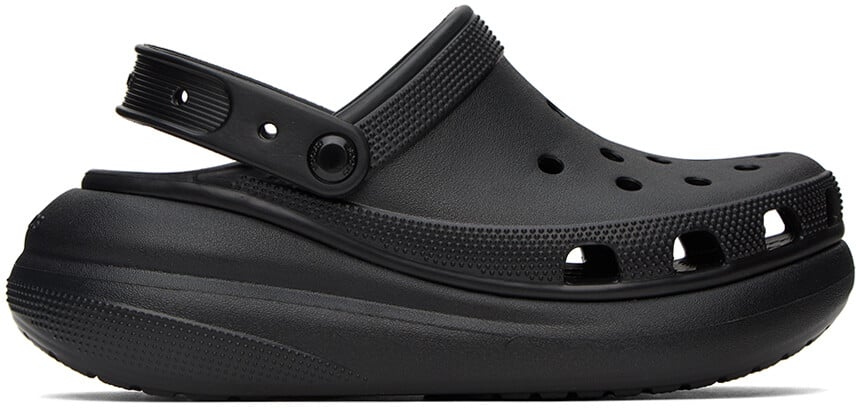 

Черные сабо Crush Crocs