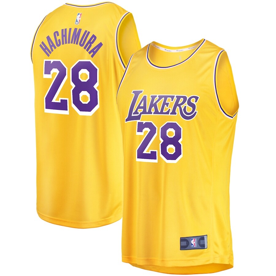 

Джерси Fanatics Branded Los Angeles Lakers, золотой