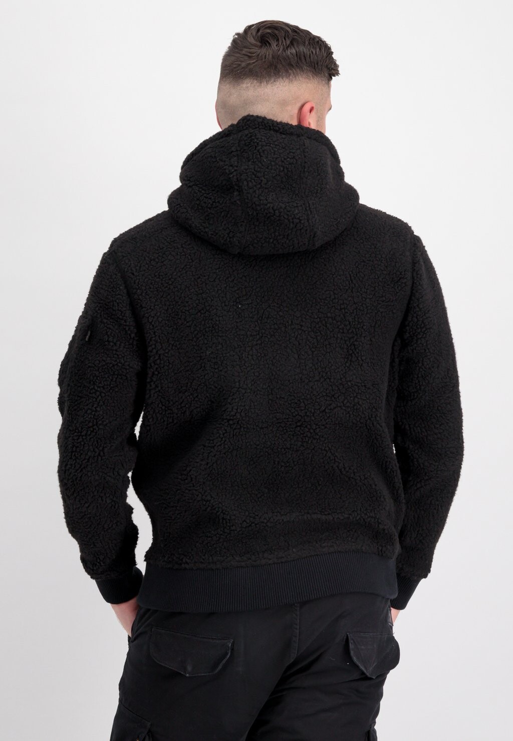

Толстовка с капюшоном TEDDY Alpha Industries, черный