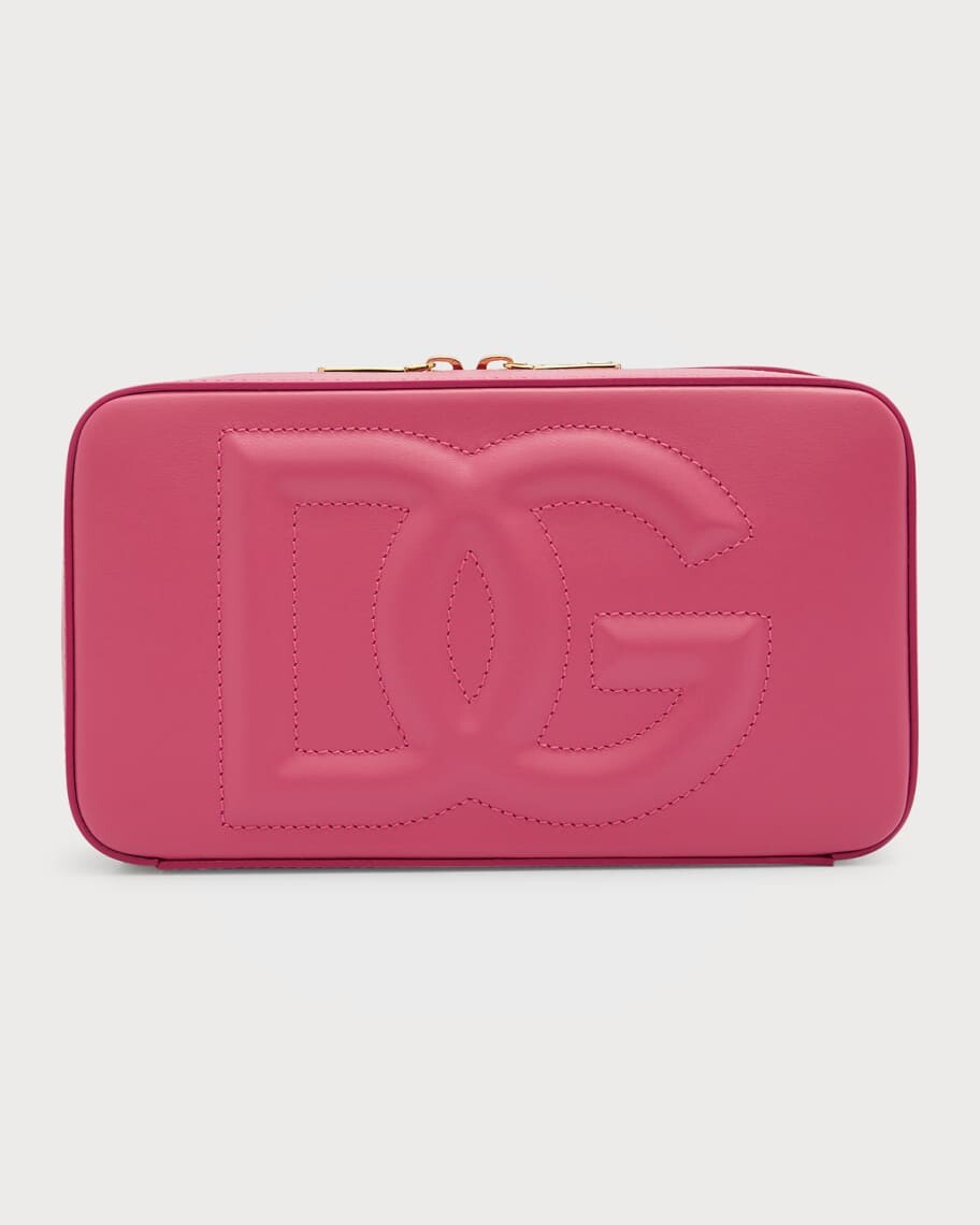 

Кожаный клатч на молнии с логотипом DG Dolce&Gabbana