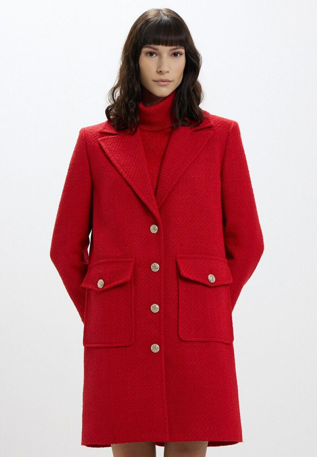 

Короткое пальто In Tweed Calliope, красный