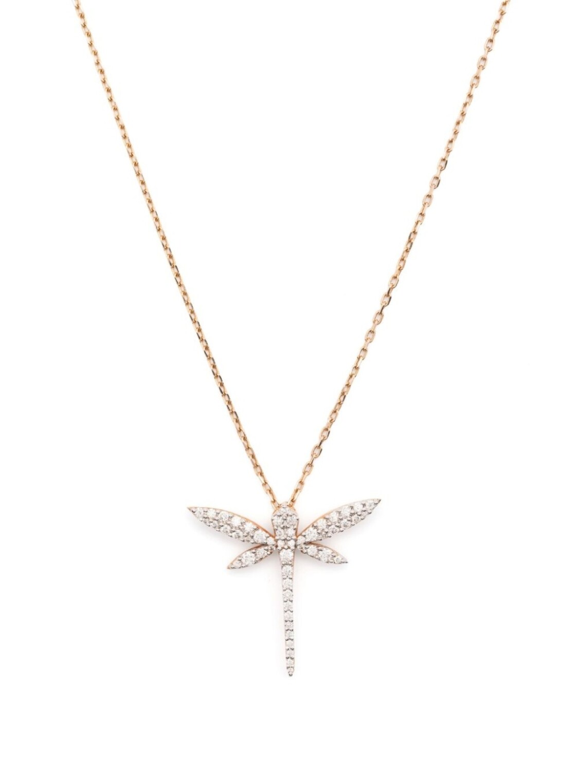

Колье Mini Dragonfly из желтого золота с бриллиантами Anapsara, золотой