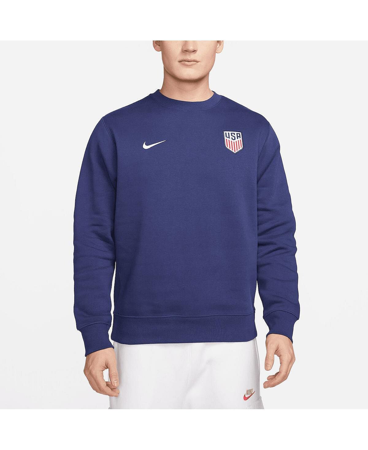 Мужской темно-синий пуловер USMNT Club свитшот Nike мужской темно синий пуловер с капюшоном usmnt standard issue nike