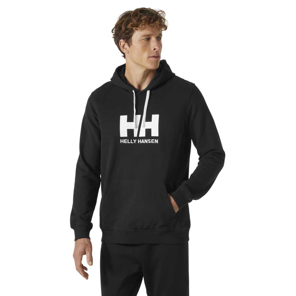 Толстовка Helly Hansen Logo, черный футболка helly hansen logo белый черный