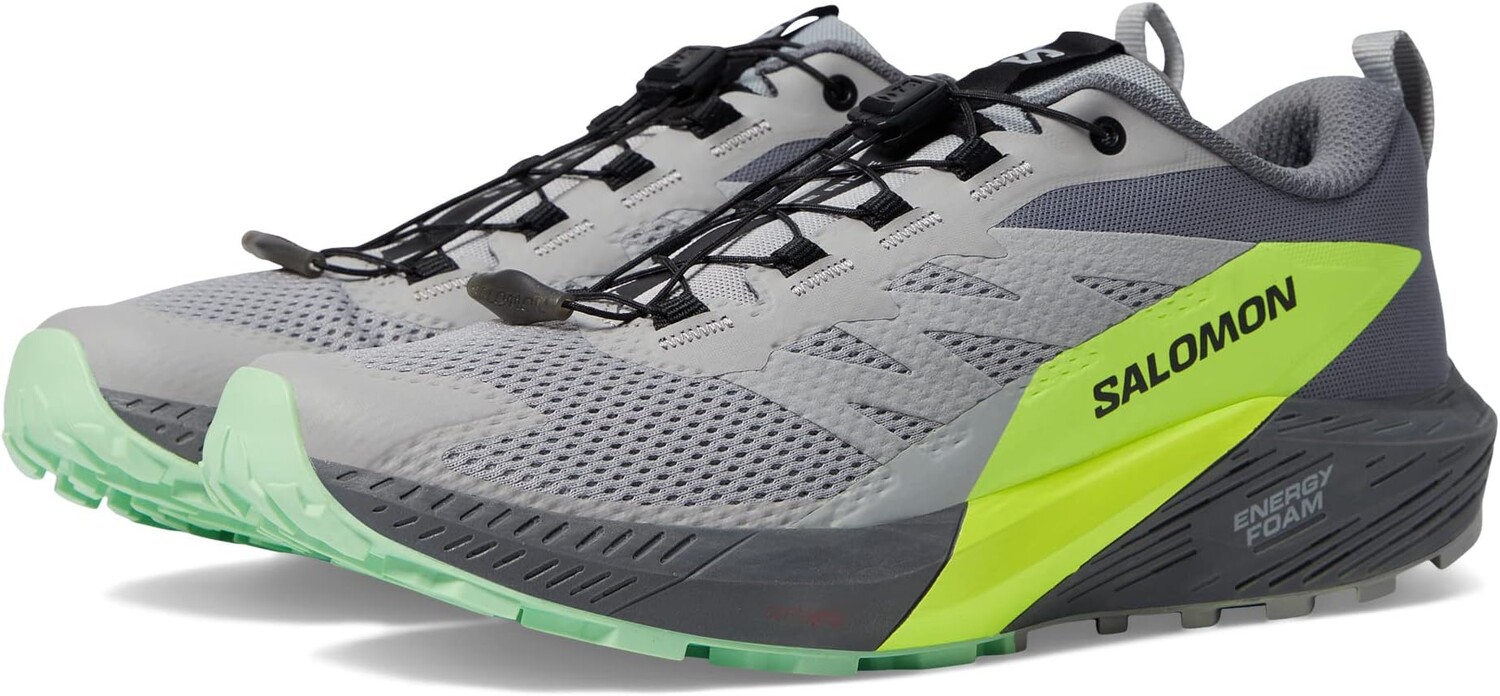 

Кроссовки Sense Ride 5 Salomon, цвет Alloy Quiet Shade Safety Yellow