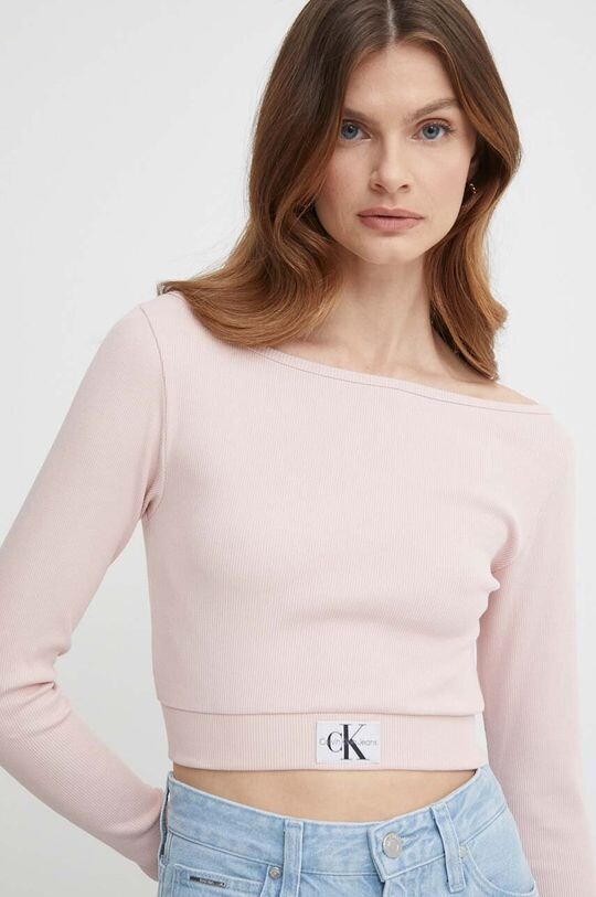 

Лонгслив Calvin Klein Jeans, роза